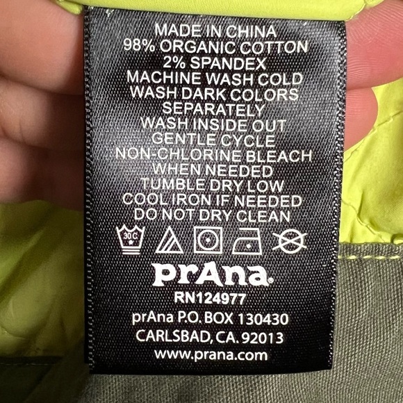 Prana Bronson Jacket Organic Cotton - Picture 6 of 6